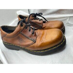 Vintage Dr. Martens DMs 8A17 Men's Leather Lace Up Oxford Shoes Size 12 Brown